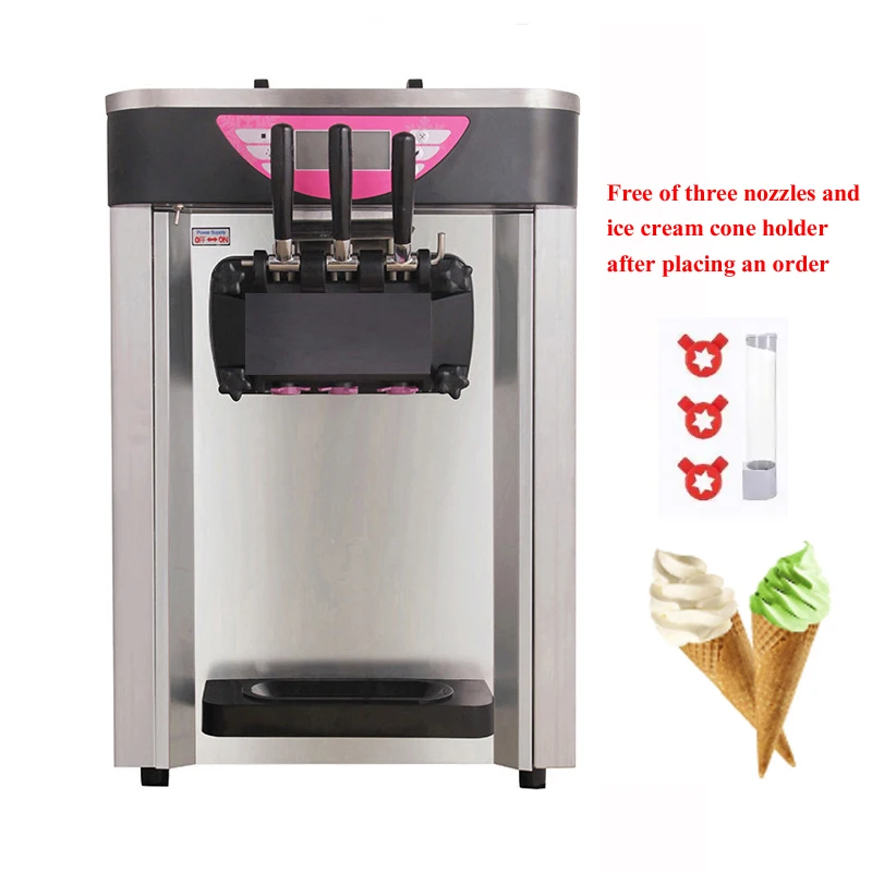 

Commercial Ice Cream Machine Fully Automatic Soft Ice Cream Maker Desktop Sweet Cone Ice Cream Making Machine