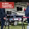 Chef Pro 16 Cooking System - Three-Burner Camp Stove - Includes Windscreen & Matchless Ignition - Portable Camping Cooking 3