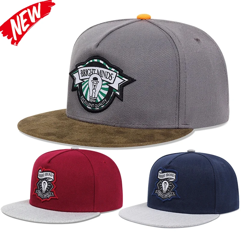 Glühbirne Stickerei Hip Hop Hüte Mode Characte Gestickte Baseball Kappe Männer Verstellbare Kappen Frauen Outdoor Reise Visiere Hut