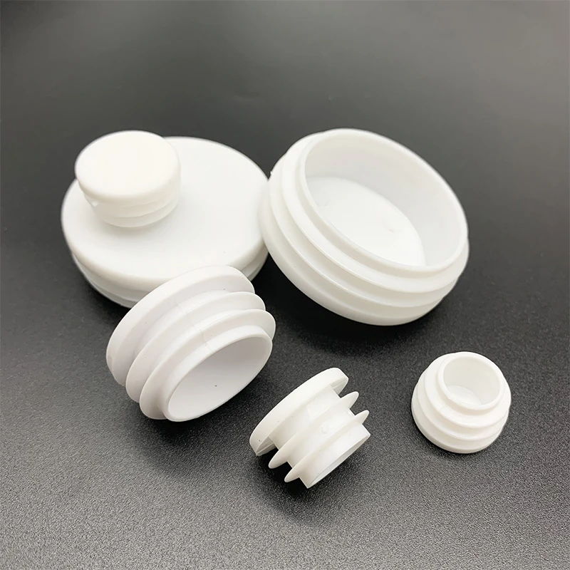 1/2/10/50PCS White Plastic Round Pipe Plug Chair Non-Slip Foot Pads Sealing Cover Diameter 16mm 19mm 22mm 25mm 28mm~30mm