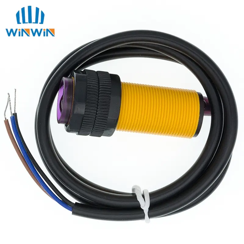 E18-D80NK Infrared Obstacle Avoidance Photoelectric Sensor Proximity Switch 3-80cm Detection Range Adjustable image 1