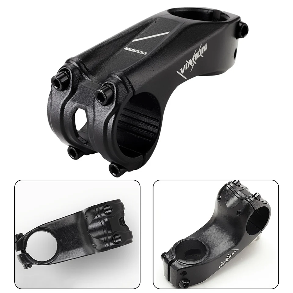 Attacco manubrio per bicicletta 31,8 x 50 mm ± 15 gradi in alluminio forgiato per mountain bike, bici da strada