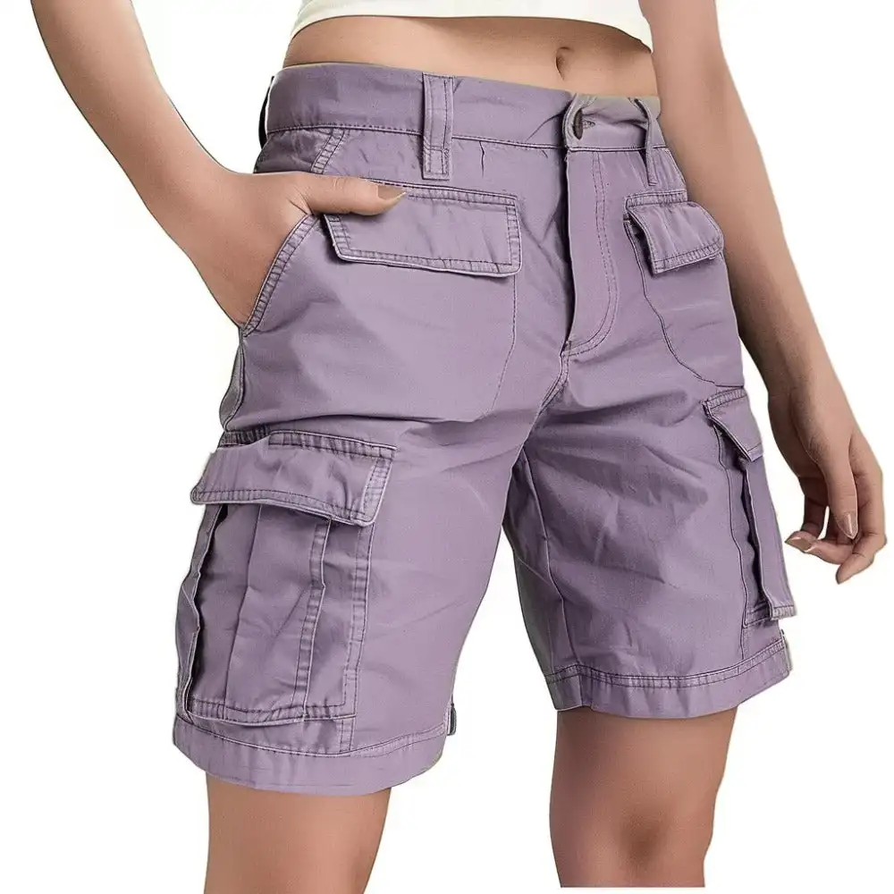 pantalones-cortos-cargo-de-tiro-bajo-para-mujer-color-morado-2024