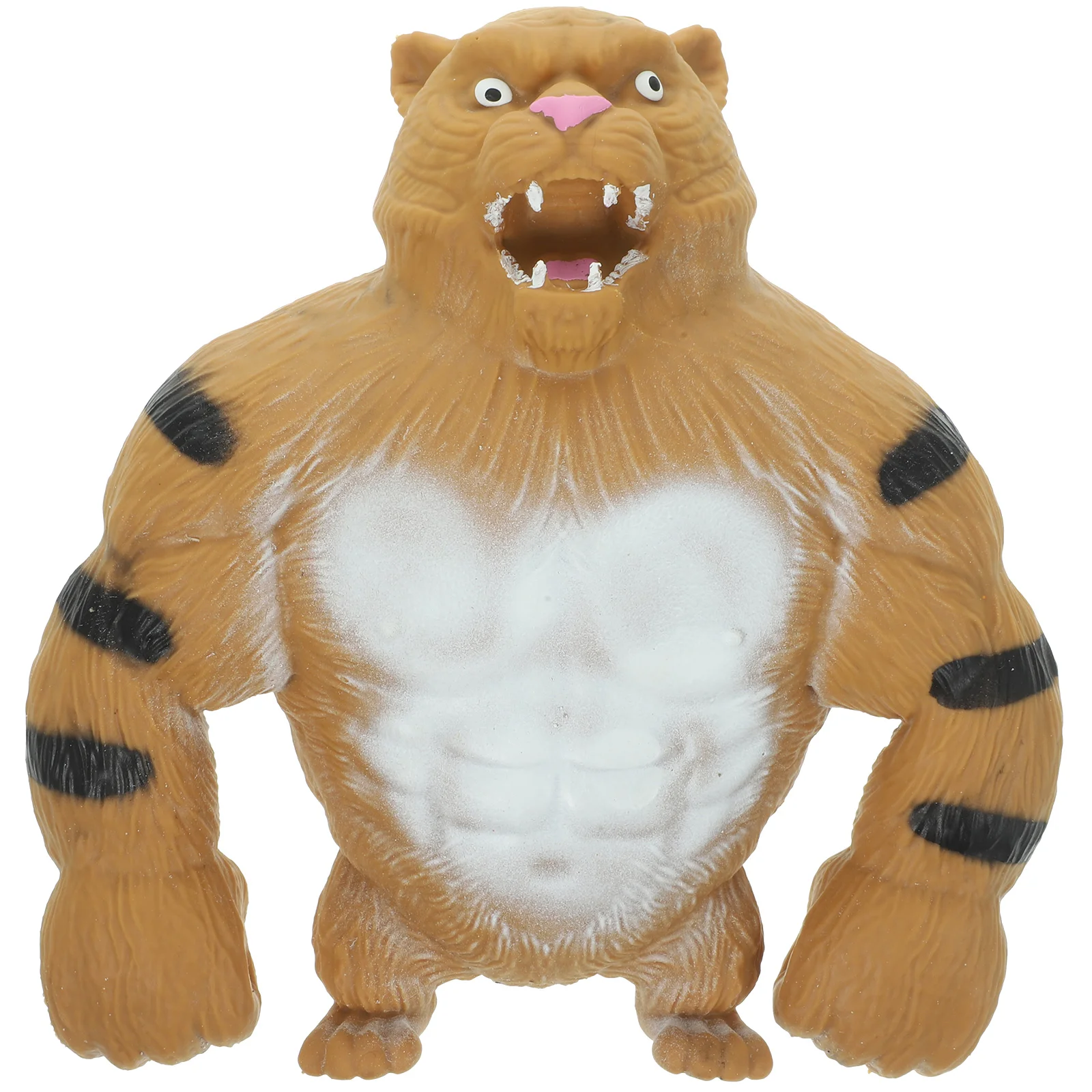 

Animal Stretchy Toy Funny Tiger Shaped Decompression Toy Squeeze Plaything Cartoon Tiger Transformation, Pinching and Joy