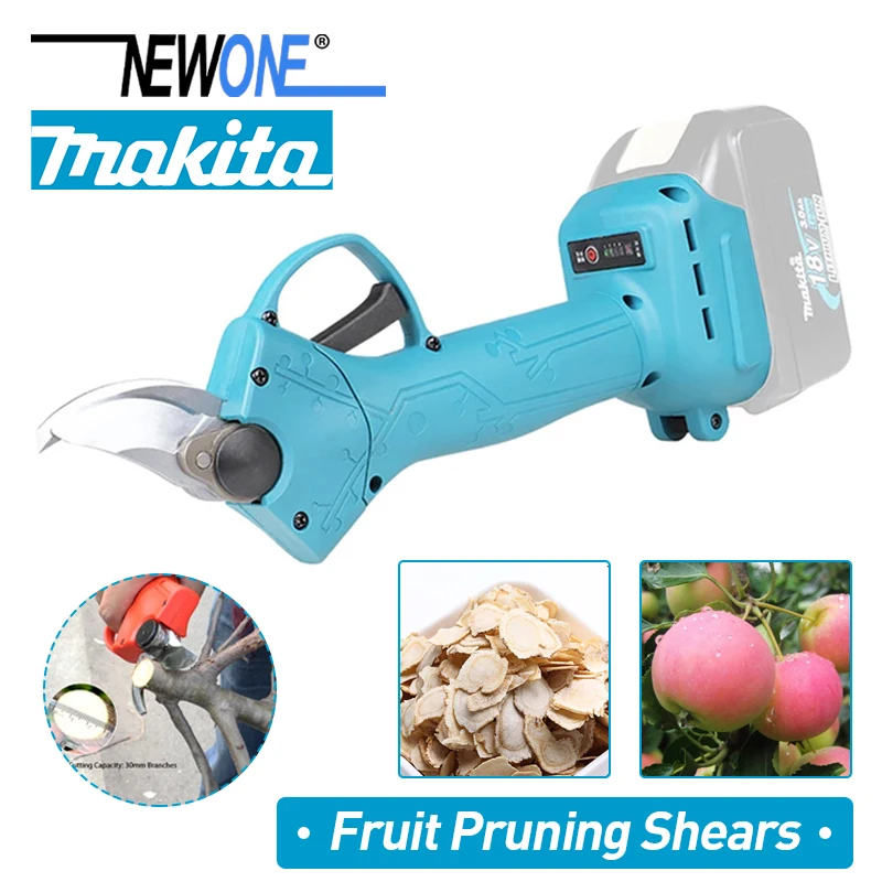 Tijeras De Podar Eléctricas Makita 18V – Corta Ramas De Hasta 30 Mm, Sin Cable, Motor Brushless