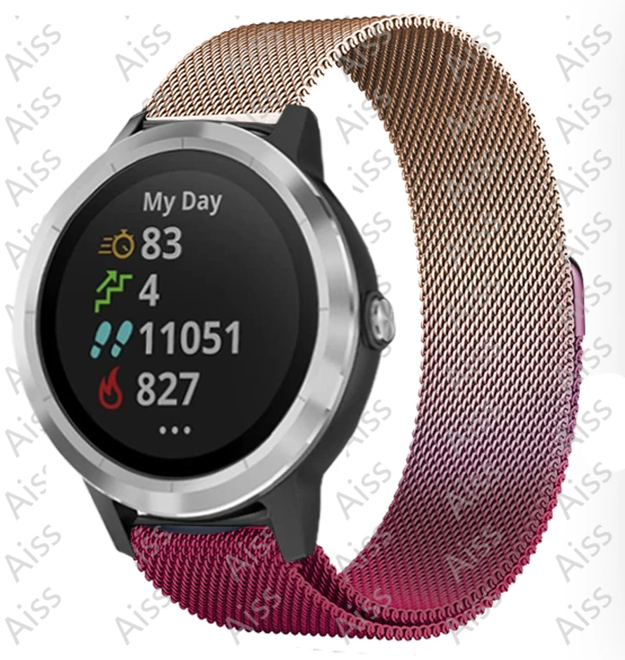 Milanese Loop Smartwatch Wristband Bracelet - 20mm/22mm Strap