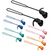 Silicone Corded Ear Plug Protector Reusable Anti Lost Hearing Protection Noise Reduction Safe Swimming Work Earplugs With Rope 1