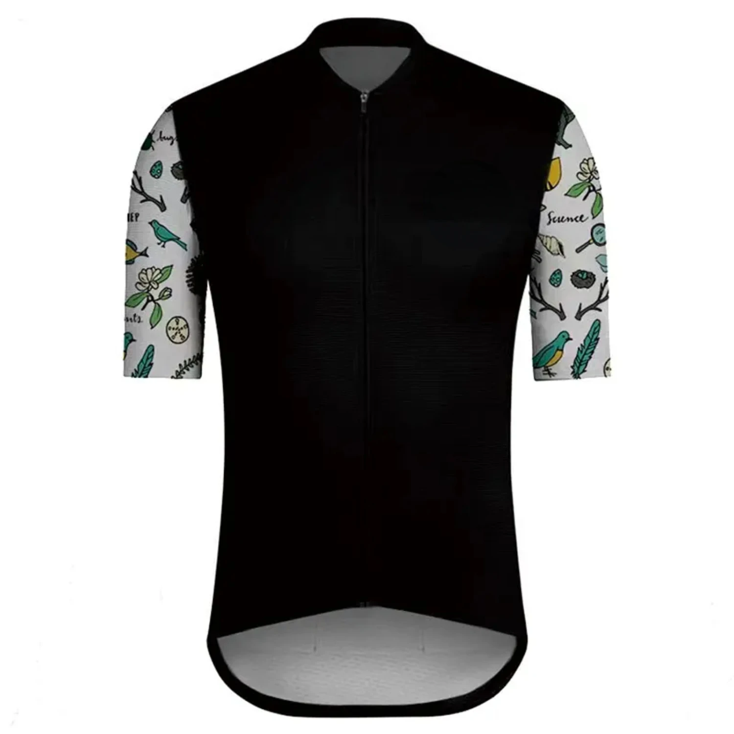 Men Cycling Jersey Classic Black Cycling Racing Tops Short Sleeve Cyclist Clothes Shirt Maillot Summer Bicycle Bike Wear