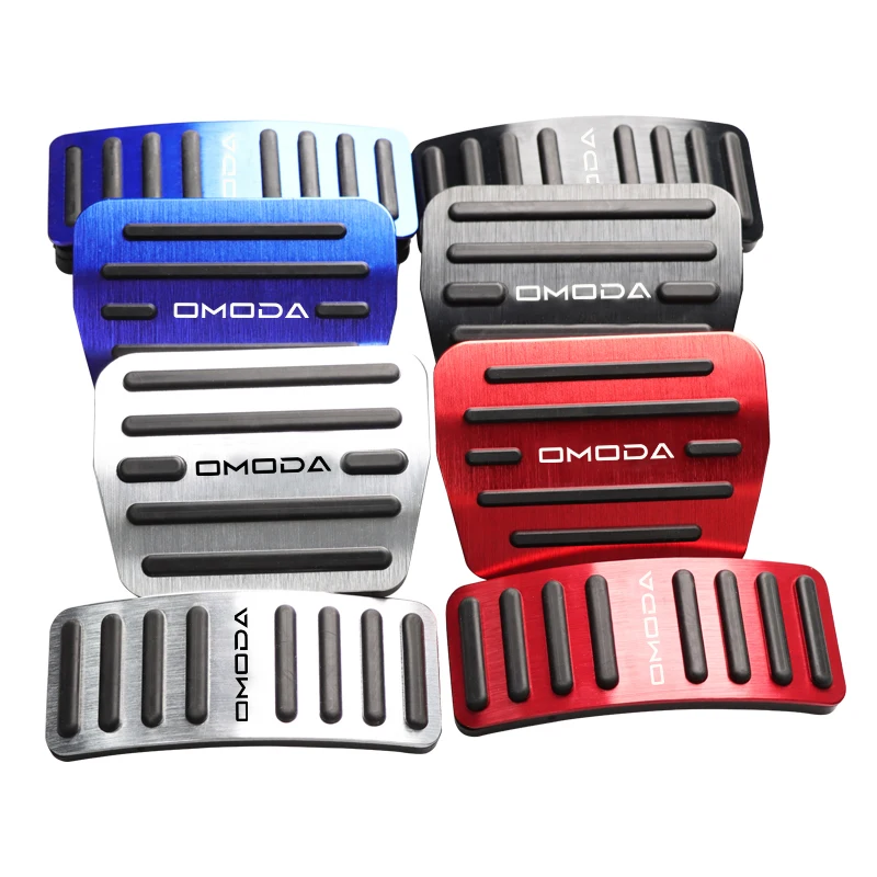 Aluminum Car Accelerator Gas Ful Pedal Brake Pedals Cover Pads Non-Slip Accessories For Chery Omoda 5 C5 FX