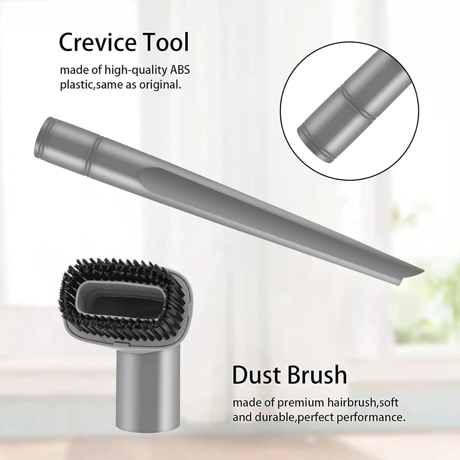 NEDIS Brosse à dépoussiérer Aspirateur Articulation Flexible 32 mm Noir