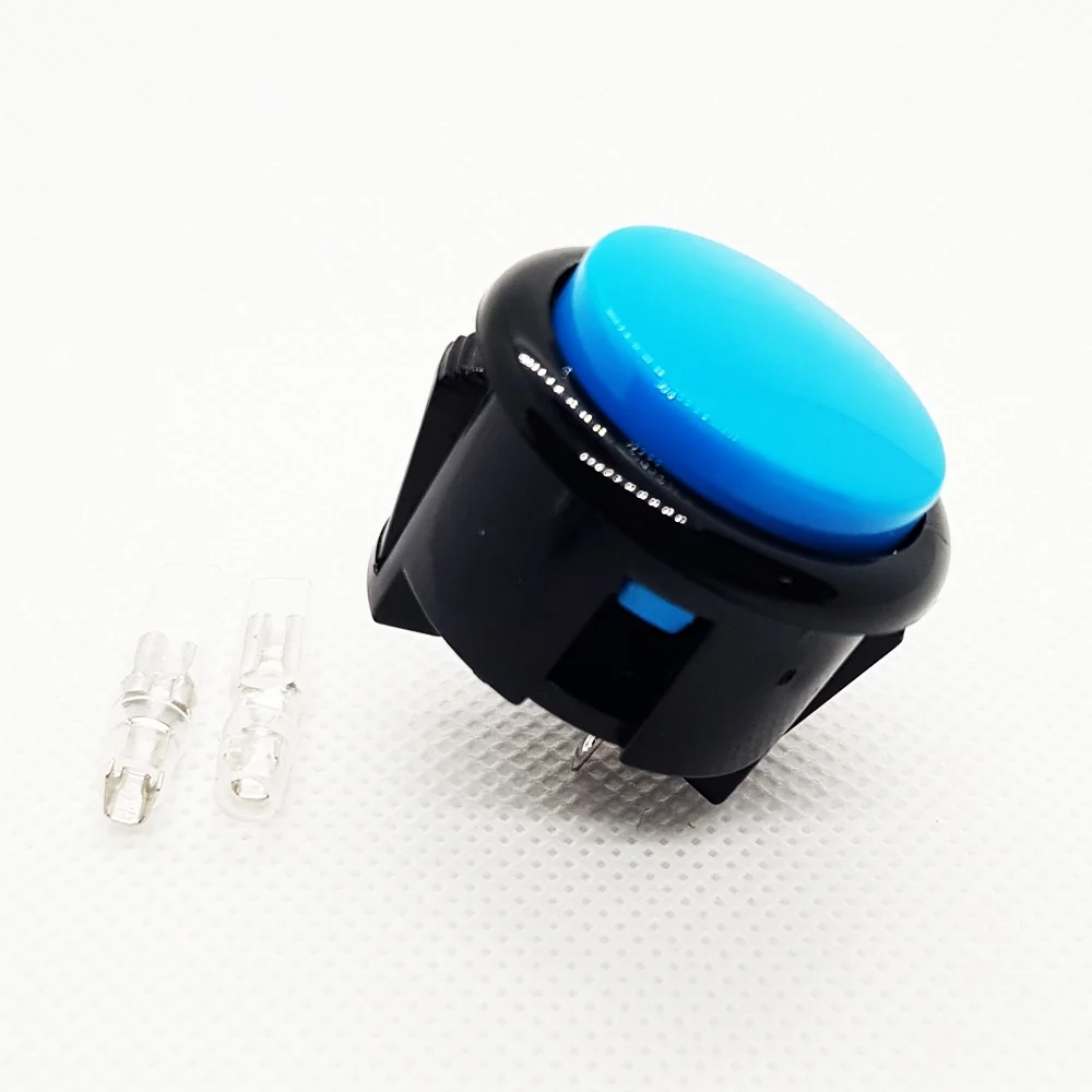 Pulsante Arcade 30Mm Blu Faston Jamma Pulsante Bartop Raspberry Sp