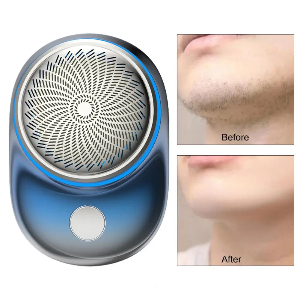 

Дорожная электрическая бритва, Мини электрическая бритва, высокоскоростная мини-бритва с 6 лезвиями, точная безболезненная портативная электрическая бритва для путешествий