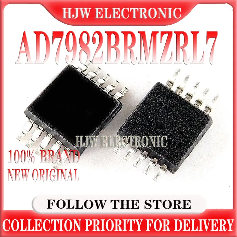 

1 шт. AD7982BRMZRL7 MSOP10 100% оригинальный запас AD7982BRMZ