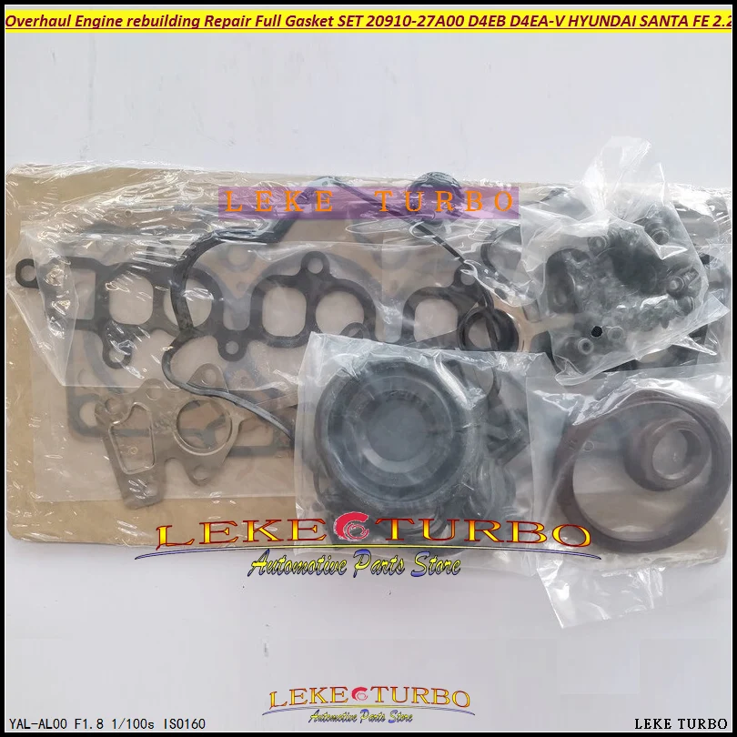 Overhaul Engine rebuilding Repair Gasket Set D4EB 20910-27F40 / D4EA 20910-27A00 For HYUNDAI SANTA FE 2.2 CRDI SONATA 4 Sportage
