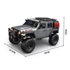 1/10 RC Car HB RTR R1011 Remote Control Vehicle 2.4G Full Proportional Rock Crawler LED Light 4WD Off-Road Climbing Truck Toys 3