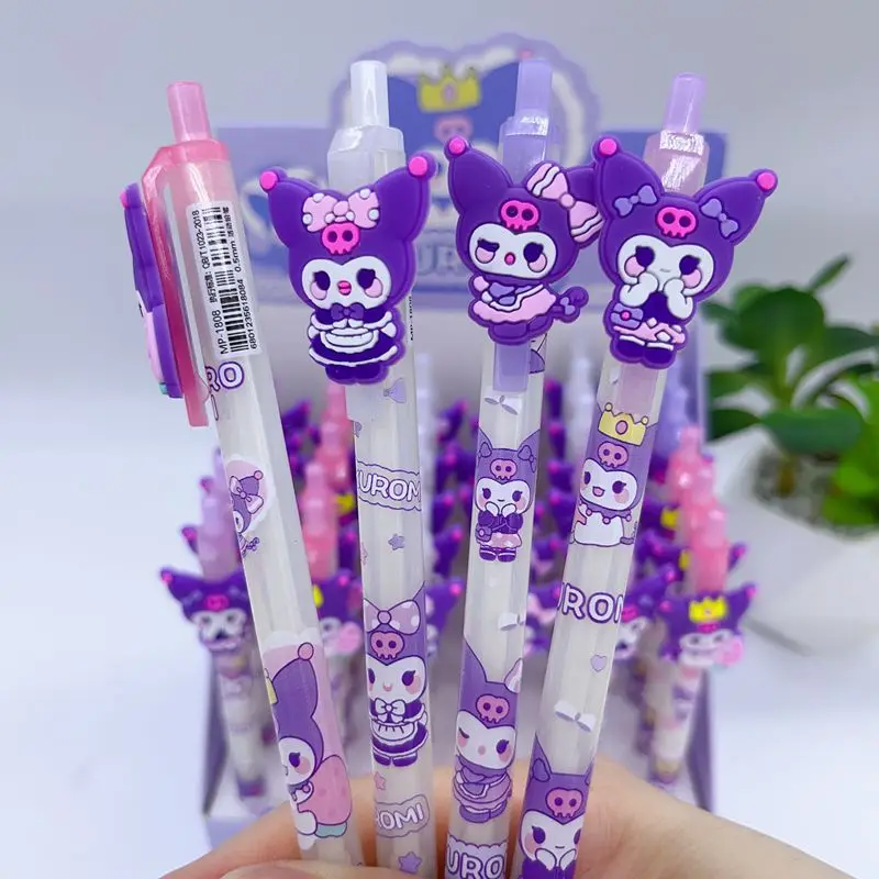 애니메이션 산리오 기계식 연필, 쿠로미 포차코, 자동 연필, 학생 문구, 학교 사무용품, 36 개/박스 도매