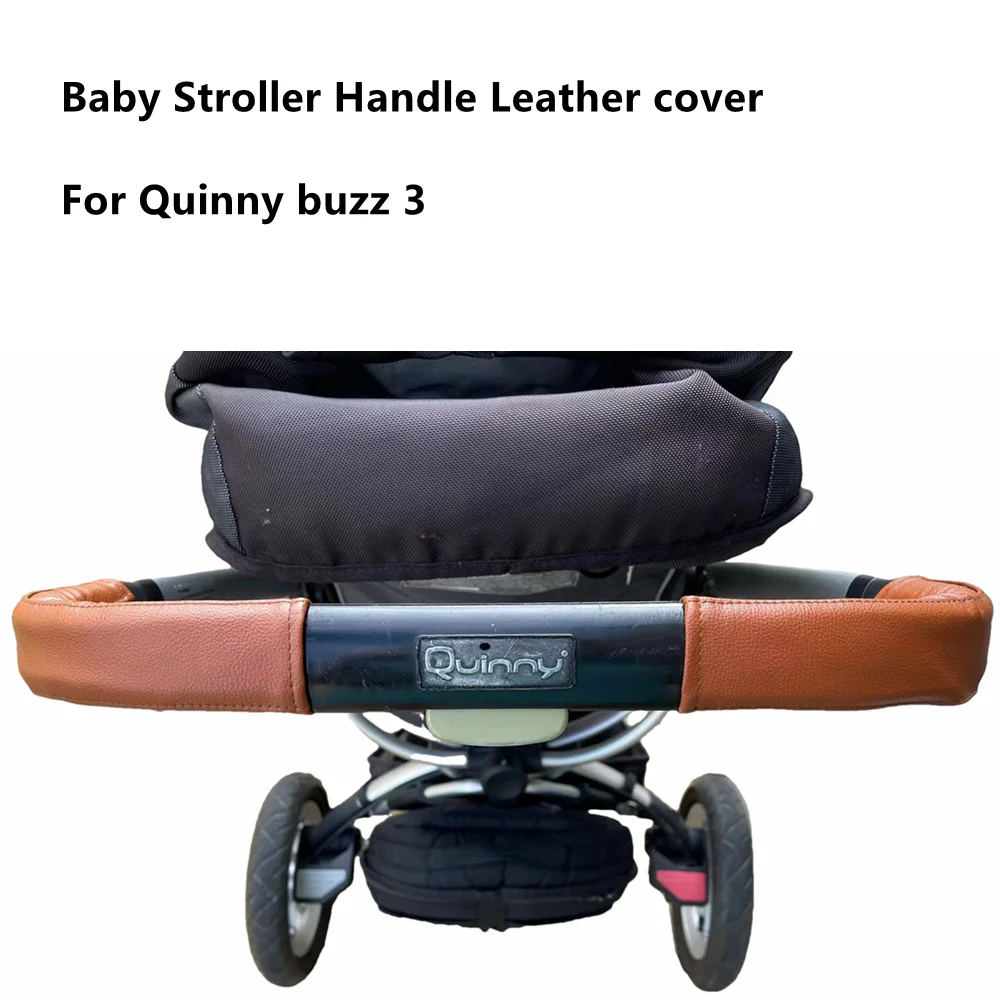 3Sets/Pcs Baby Stroller Bar Leather Covers For Quinny buzz 3 Pram Handle Sleeve Cases Armrest Protective Cover Accessories baby stroller accessories accessories	