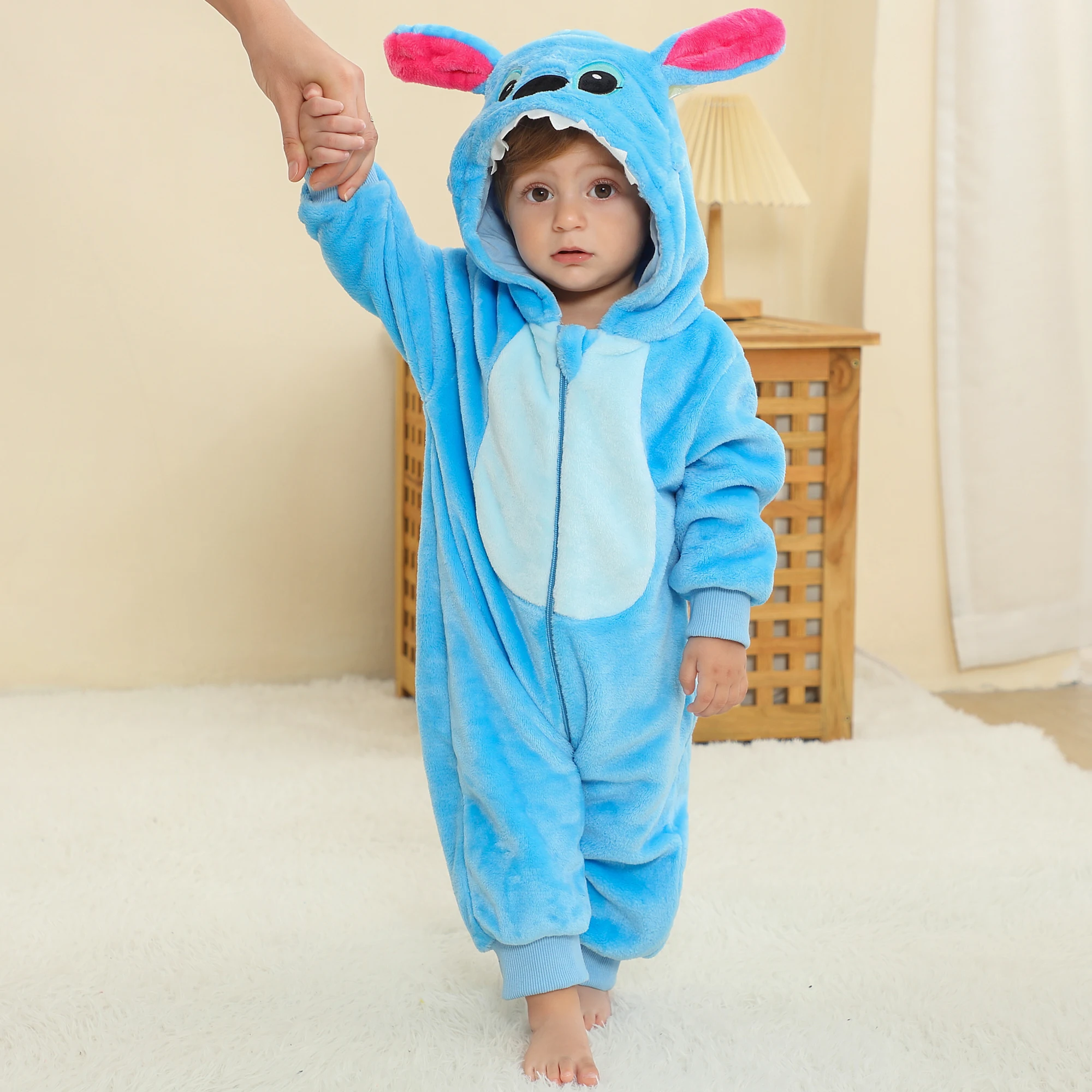 Disfraz Bebe Peleles Con Capucha Para Bebu00e9, Mono De Invierno