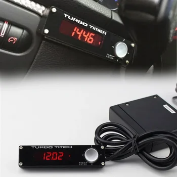 Timer Turbo Universale con Display LED Digitale, Controllore Elettronico di Ritardo per Motore Turbo, Accessori per Tuning Auto