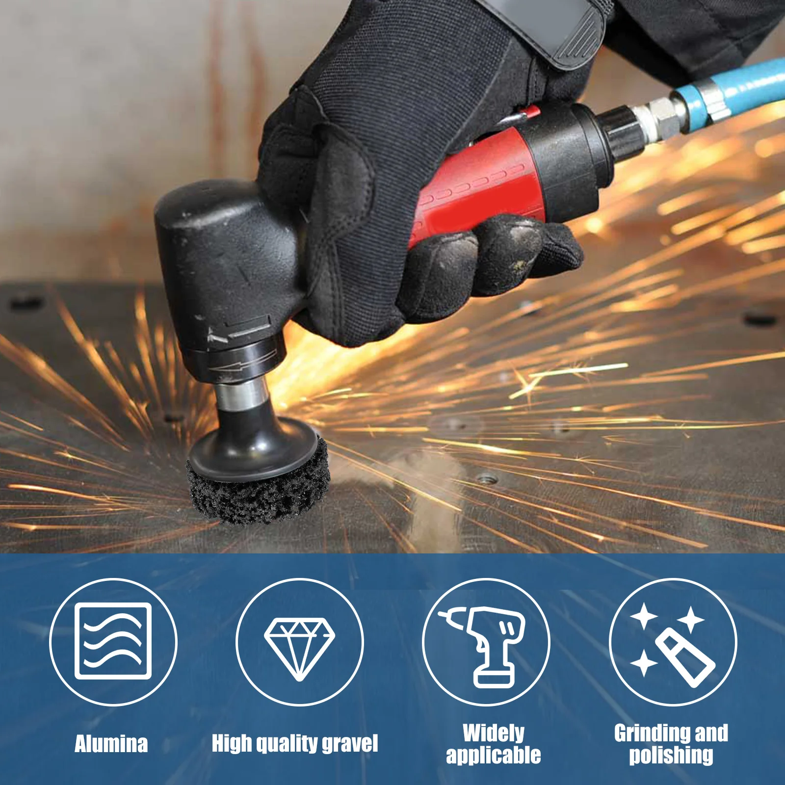 Poly Strip Disc Abrasive Wheel Coral Disc Grinder Strip Abrasive Wheel Polishing Paint Rust Removal Clean for Angle Grinder grinding disc abrasive wheel grinding wheel