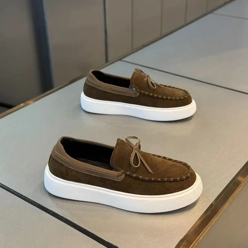 Mens Loafers Casual Leather Shoes for Men Slip on Moccasins Breathable Male Driving Shoes Comfort Soft Dress Footwear Men Shoes 2