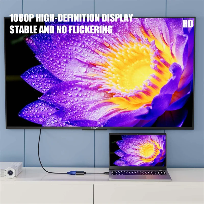 HDMI to VGA Converter for PC Laptop Monitor Projector