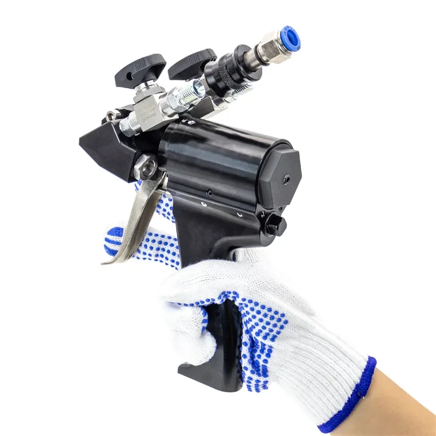 

P2 PU Foam Spray Gun Polyurethane Foam Spray Gun Pneumatic High Pressure Coating Spray Gun Max.35Mpa 1-12kg/min 0.2-1.2Mpa 1.6MM