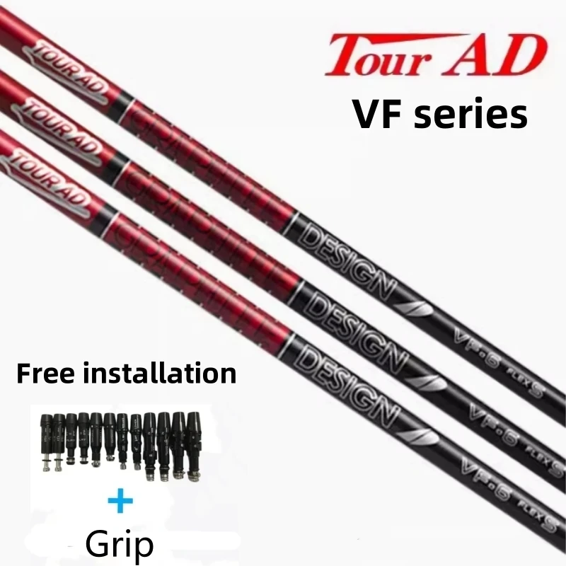 

Golf Driver Club Shafts, TOUR-AD VF Series, Flex 5/6, R / SR / S Graphite Fw Shaft, Free Assembly Sleeve and Grip