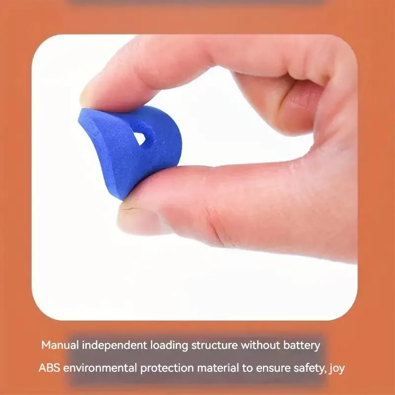 Carrot Gun Shooting Saucer Disc Toy Soft Bullet Foam Disc Launcher Gun Flying Shooter Pistol Kids Outdoor Game Recreation Toy 5