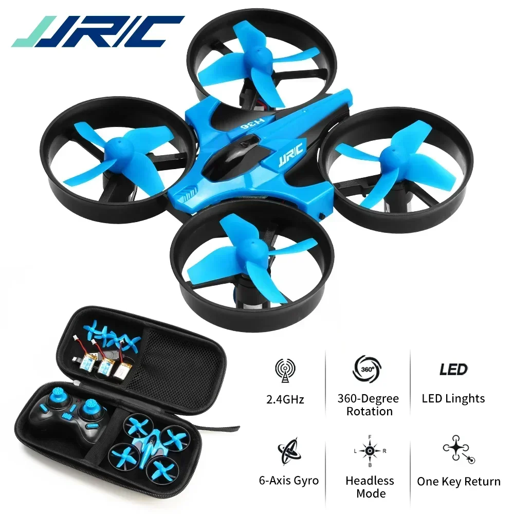Mini Drone 360° avec Gyroscope 6 Axes - Bleu ou Gris - Autonomie 5 min