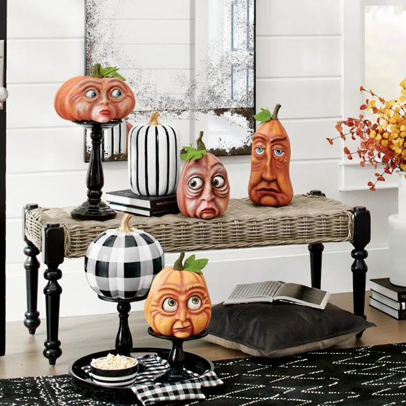 Halloween Pumpkin Scray Outdoor Yard Party Horror Props Decoration ...