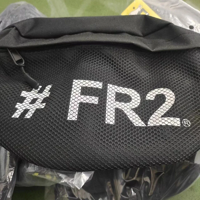 Real Photos Mesh #FR2 Backpacks Embroidery Rabbits Logo Men Women Fashion Crossbody Bag Inside Zipper High Quality Canvas Bag