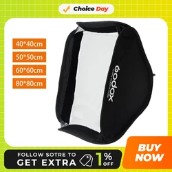 Foldable Speedlite Flash Softbox with Adjustable Sizes (50x50cm Softbox only)