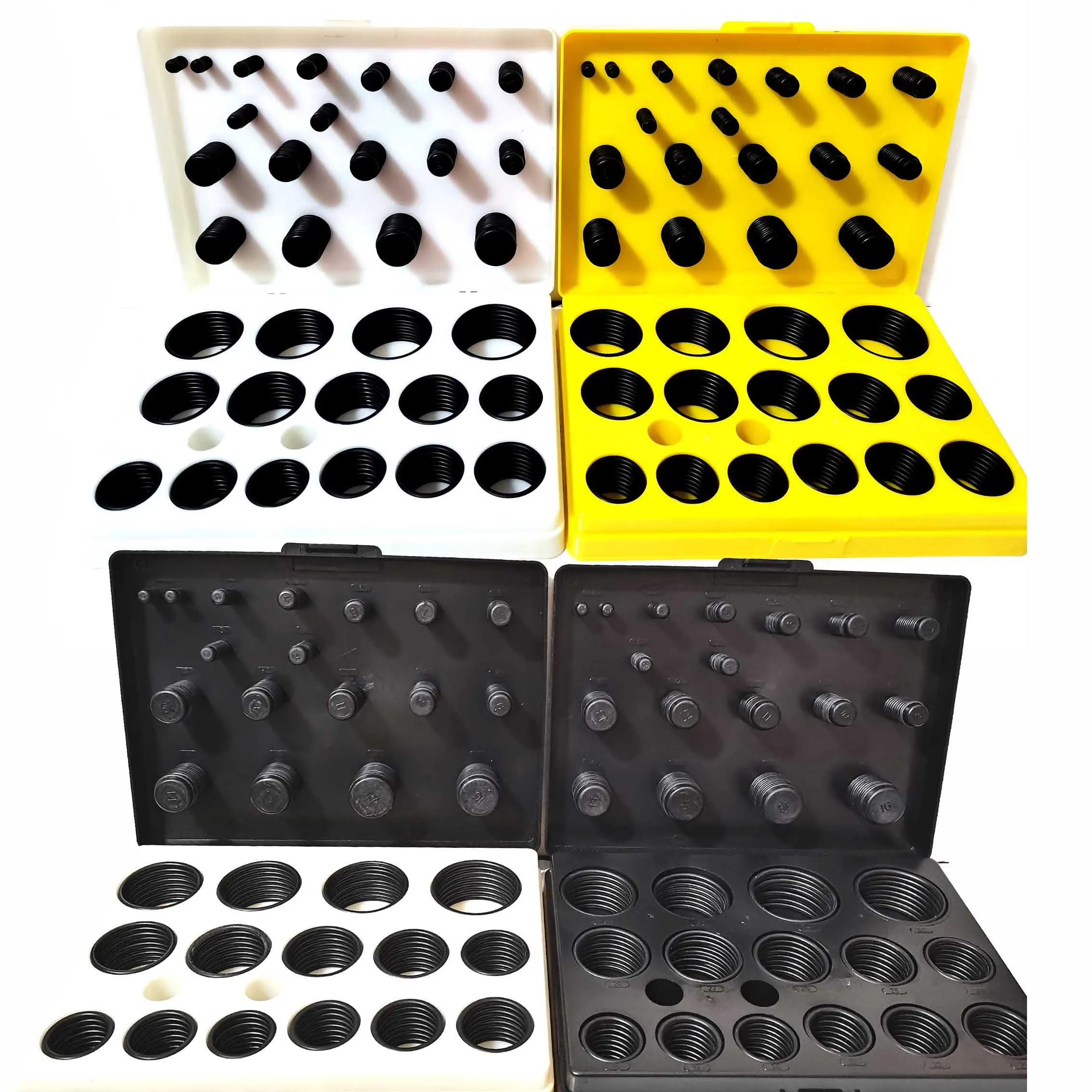 A/C Seals O-Ring Rubber Sealing Washer Kit For Excavator Air Line Tubing Connector Hydraulic Pump Distribution Valve Repair