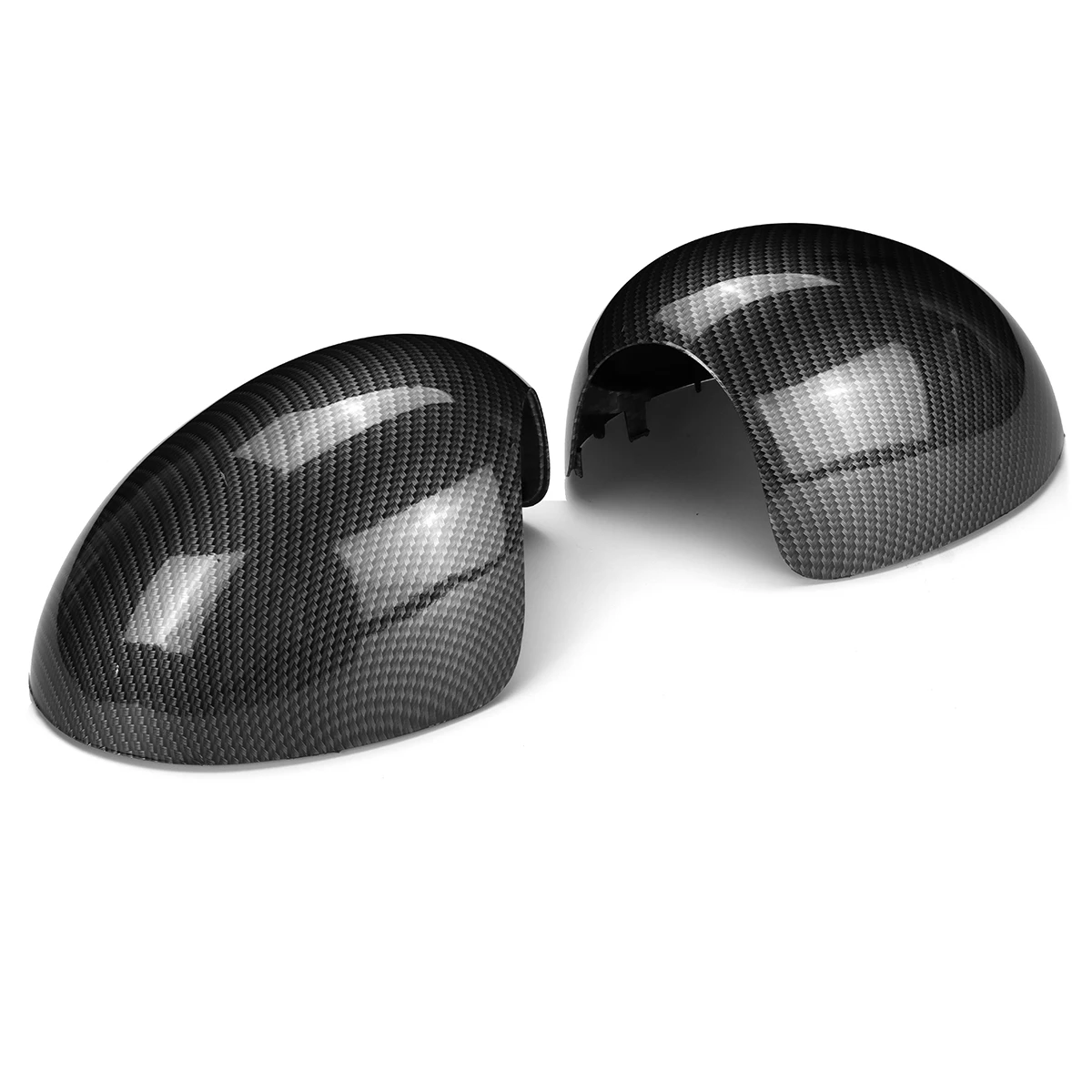 Pair Door Side Wing Rearview Mirror Cover Cap Replacement For BMW Mini Cooper R55 R56 R57 R58 R59 R61 51162754913 51162754914 2 Pair Door Side Wing Rearview Mirror Cover Cap Replacement For BMW Mini Cooper R55 R56 R57 R58 R59 R61 51162754913 51162754914 2