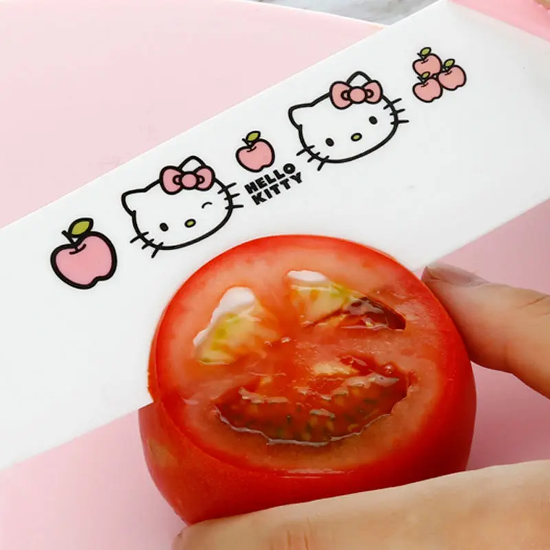 Kawaii 5Pcs/Set Sanrio Hello Kitty Kitchenware Knife Cute Cartoon