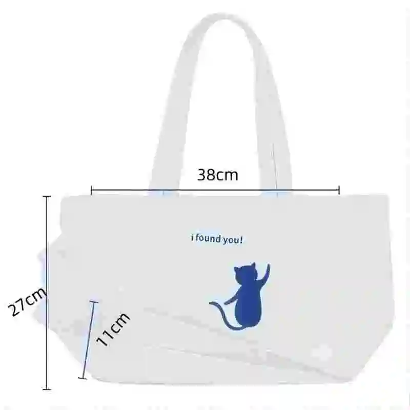 Comfortable Pet Carrier Bag Canvas Cat Carrier Bag Outdoor Travel Portable Cat Puppy Sling Outdoor Travel Portable Puppy
