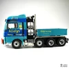 LESU 1/14 simulates truck 8X8 full drive differential lock axle heavy trailer chassis frame Tamiya tractor RC model 4