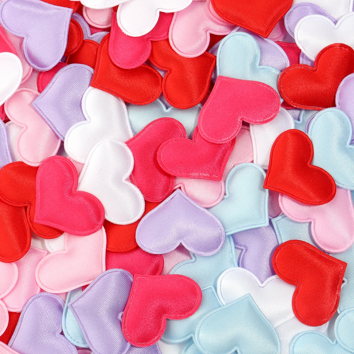 50/100 Stück 25/30 mm herzförmige Schwamm-Konfetti-Blütenblätter zum Werfen für Hochzeit, Valentinstag, Geschenk, Heimparty, Dekorationsbedarf – Detail 5