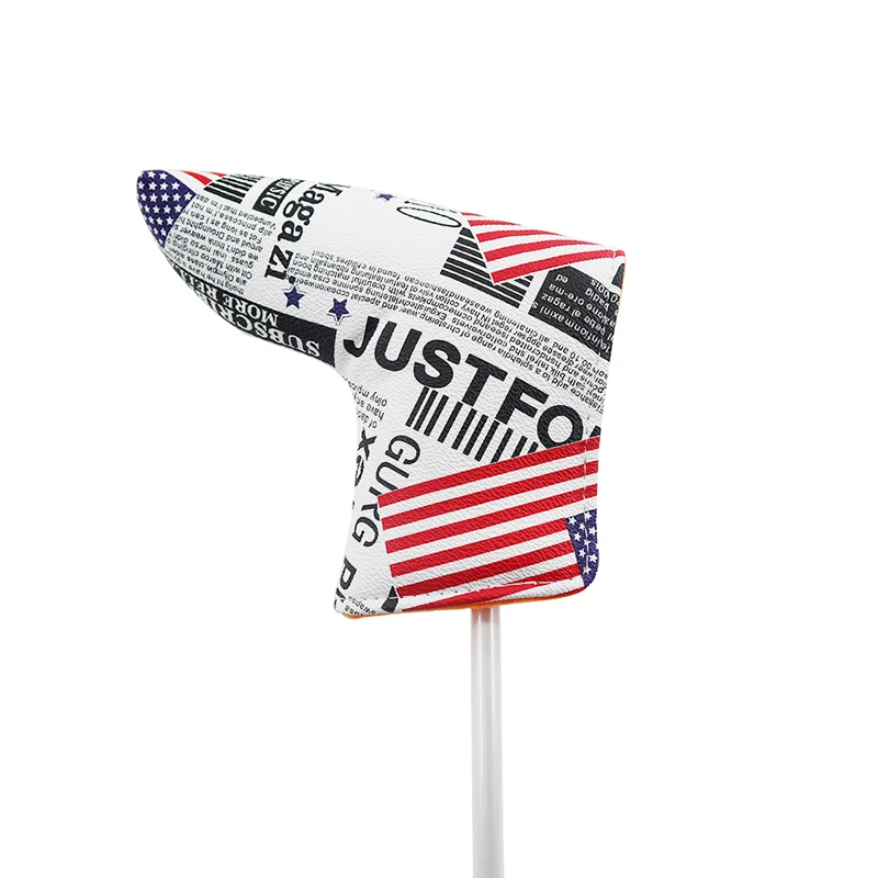 Golf Putter Covers Mallet Putter And Blade Putter Magnetic Closure Golf Club Protector Covers PU Leather Golf Wood Head Covers