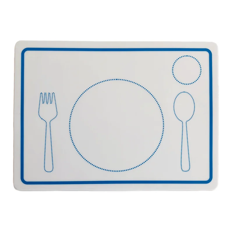 Silicone Placemat for Kids Montessori Dinning Manner Learning Resources Children's Tableware Kitchen Utensils Early Education