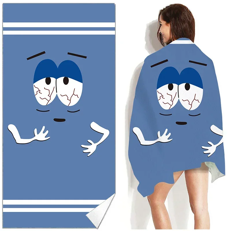 

Cartoon Funny Towelie Beach Towel No Sand Free Quick Dry Surf Poncho Bath Summer Swimming Fitness Yoga Xxl Beach Towel
