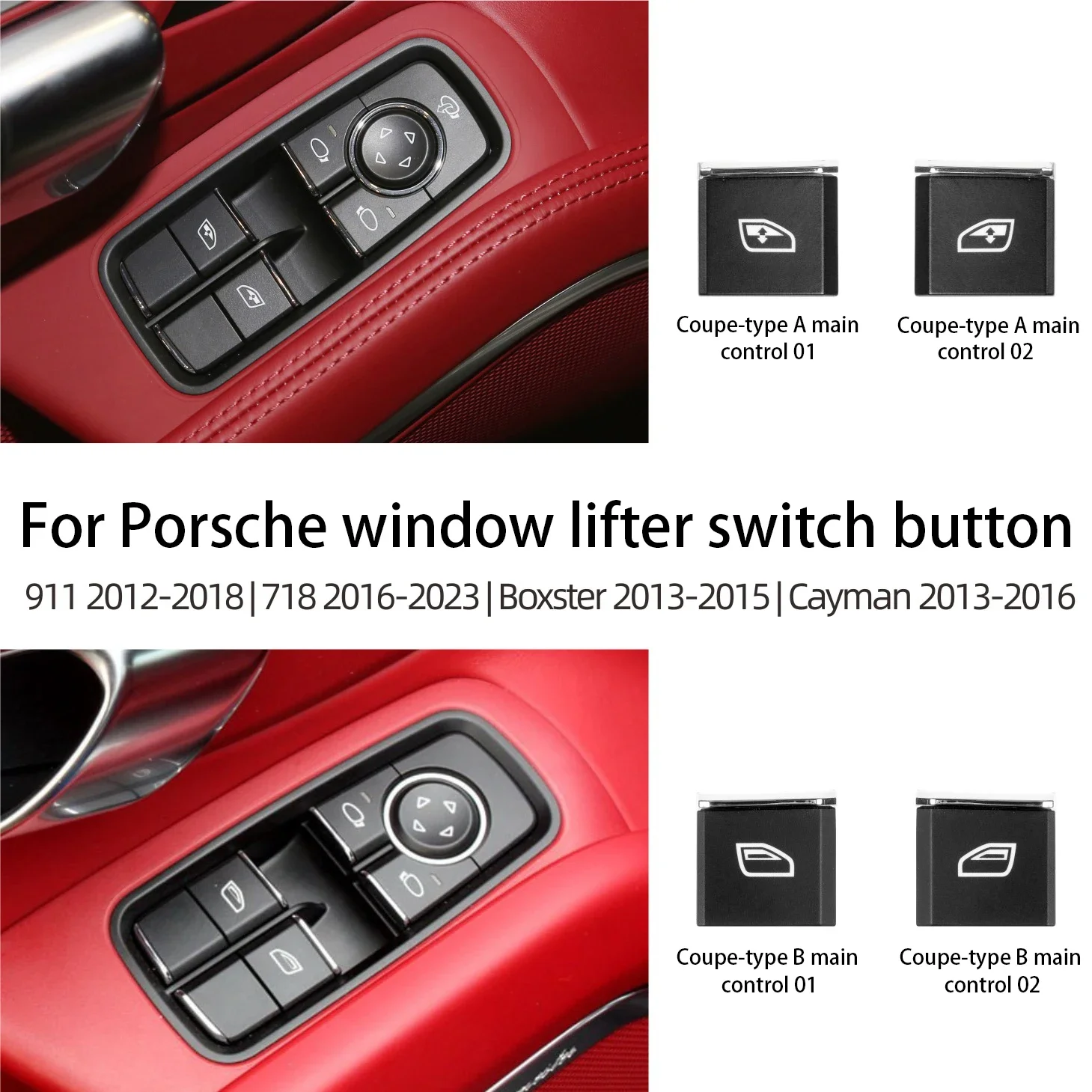Window-Lifter-Switch-Button-for-Porsche-911-2012-2016-718-2016-2023 ...
