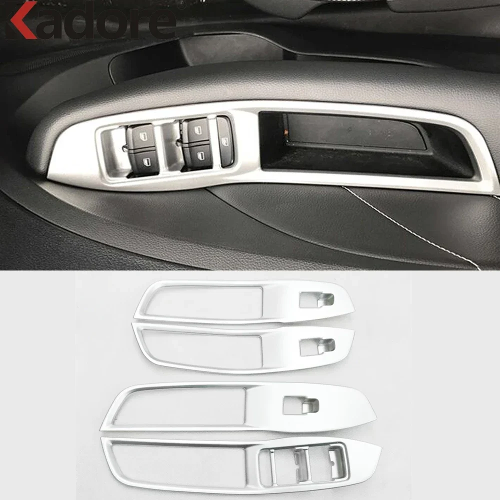 8pcs Car Door Handle Cover Trim for MG Zs Suv 2018-2019 black/carbon fiber