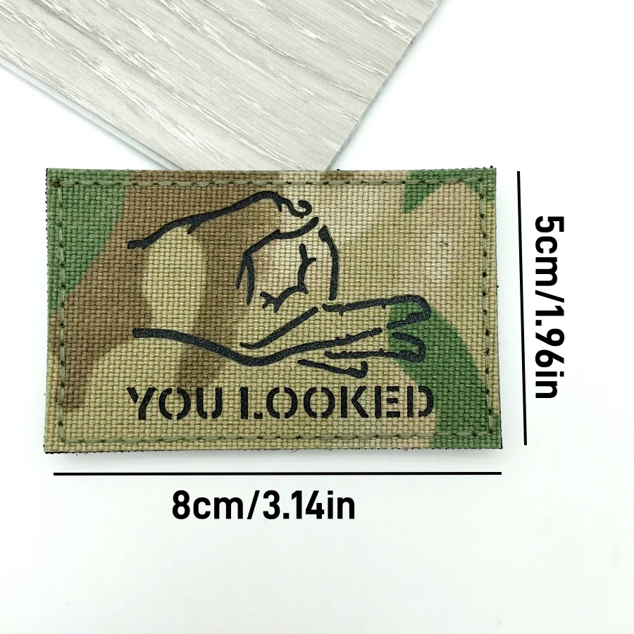 Tactical IR Reflective Hook & Loop Morale Badges