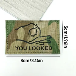 Tactical IR Reflective Hook & Loop Morale Badges (Antique Copper)