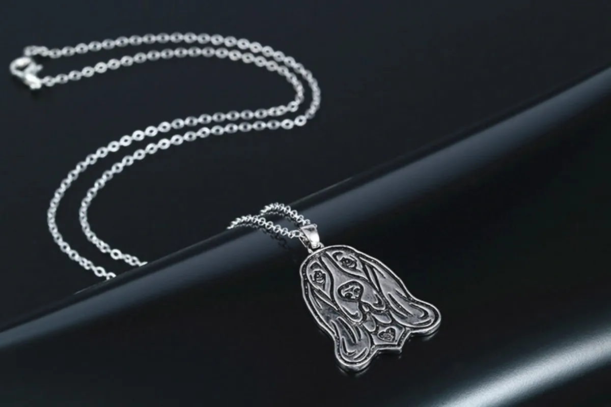 Fashion Pendant Necklace Dog Puppy Basset Hound Necklace Pendant Animal Jewelry For Girl Women One Piece 3
