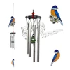 Cardinal Bird Wind Chime Red Bird Wind Chimes Outdoor Decorations Garden Backyard Church Hanging Decor 3