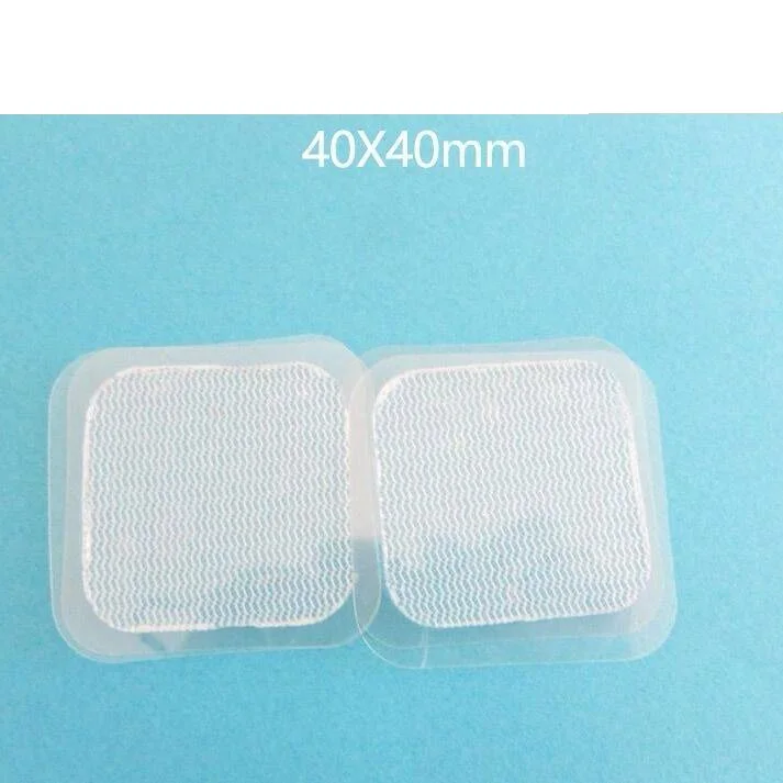 10pcs 40PCS 4x4cm Replacement Gel Pad sheet Conductive for Low-frequency Pulse Massager HV-F310 F311 F320 4cm