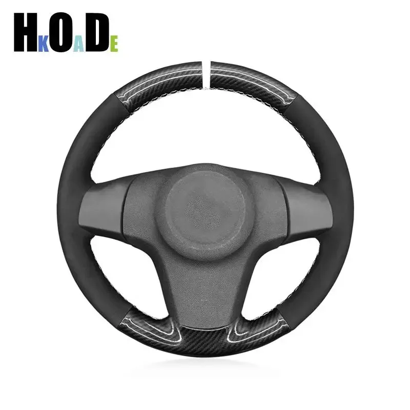

Замшевая черная накладка на руль для Chevrolet Niva 3-спицевая Lada Niva Opel Vauxhall Corsa D 2006-2014
